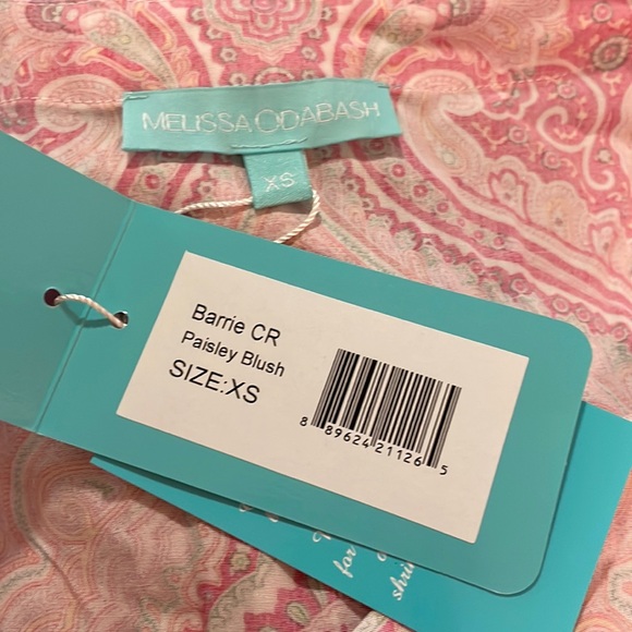 Melissa Odabash Barrie Wrap Maxi Dress in Paisley Blush SZ XS NWT - Picture 5 of 7